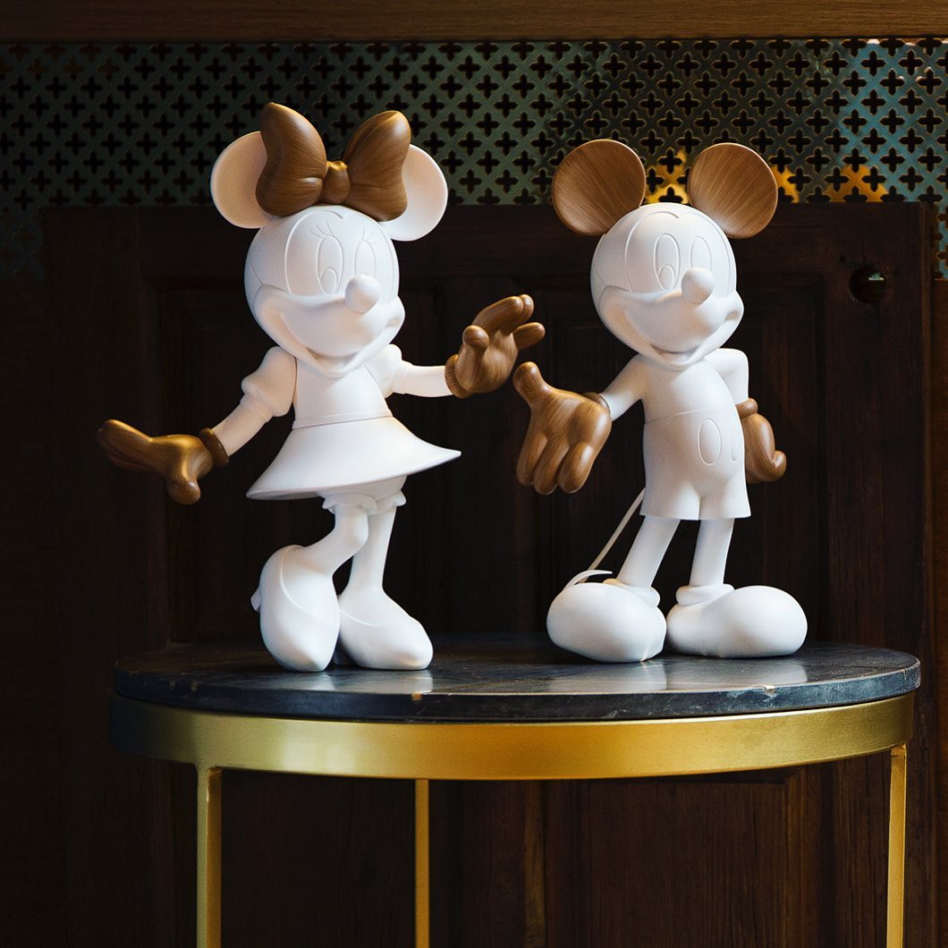 statues Mickey et Minnie Leblon Delienne